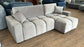 Lenny Corner Storage Sofa Bed (Available in Velvet Natural, Grey or Putty)