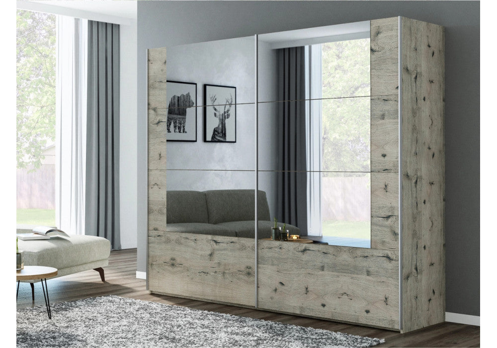 250cm Nebraska Sliding Door Wardrobe