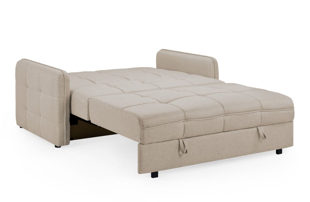 Milli 2 Seat Sofa Bed (Available in Velvet Grey or Mocha)