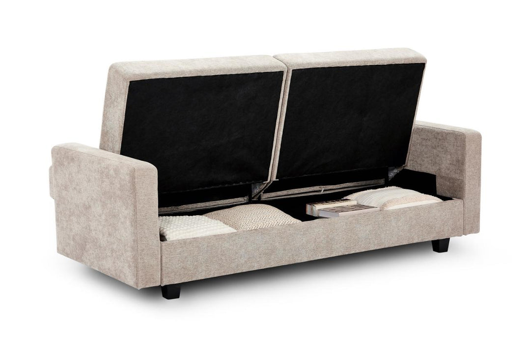 Holly 3 Seat Sofa Bed (Available in Chenille Beige or Grey)