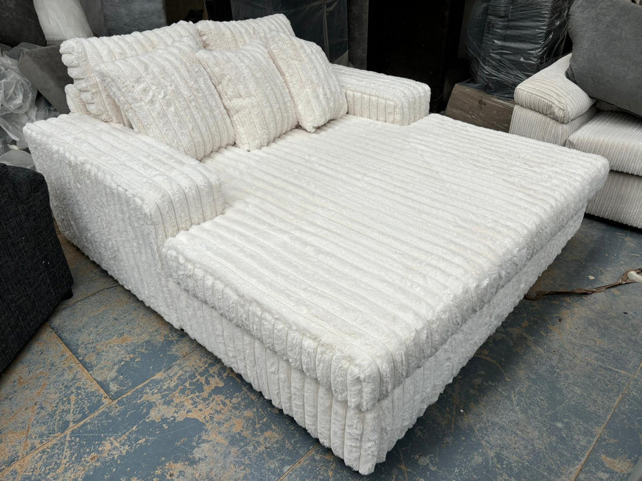 Balham Sofa (Available in Fluffy Corduroy Cream, Charcoal, Blue, Green, Black or Brown)