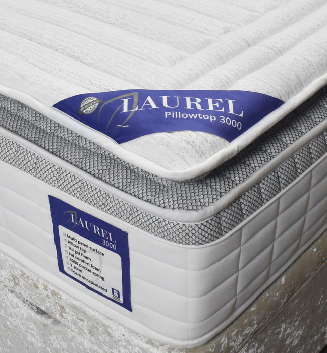 Laurel 3000 Pocket Sprung with Memory Gel Pillow Top