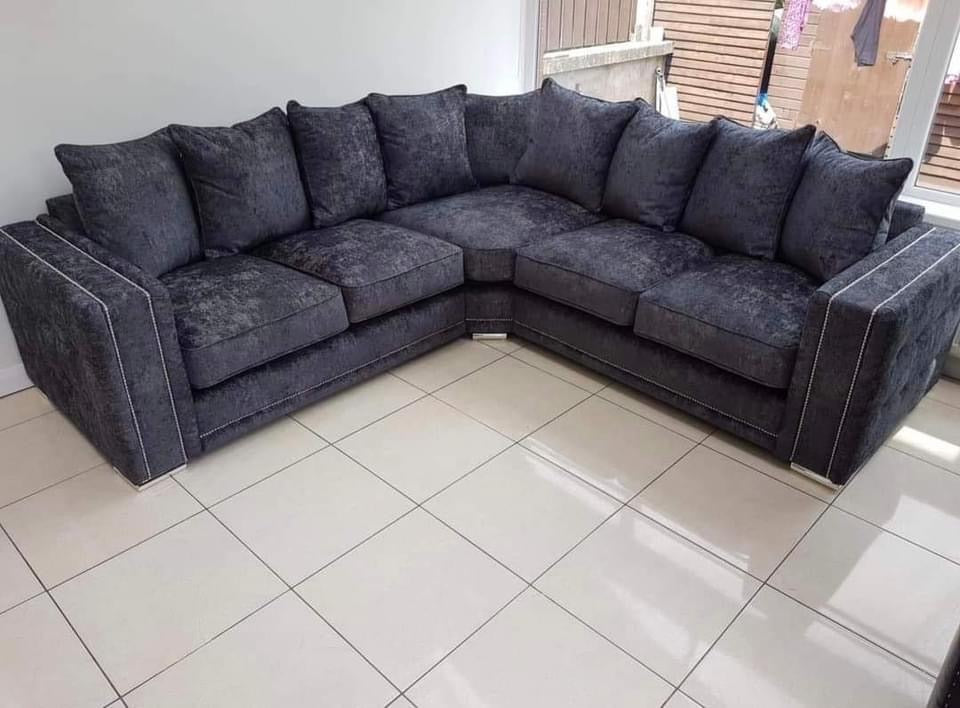 Bentley Scatter Back Corner Sofa (Available in Truffle or Charcoal Chenille)